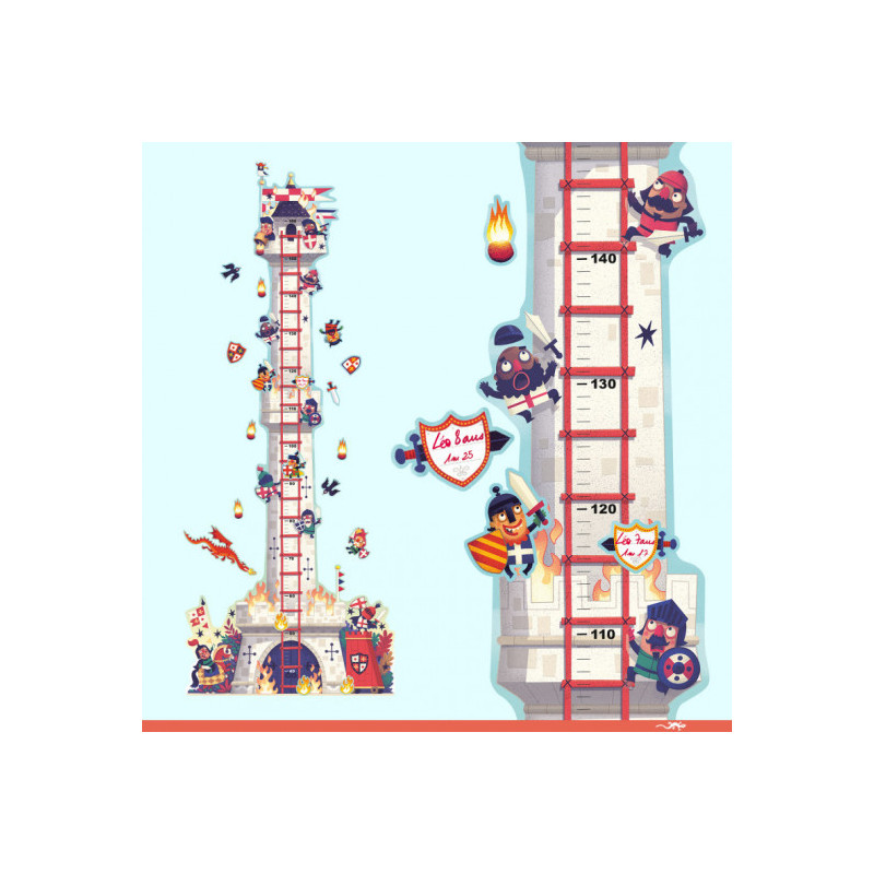 Djeco - Height chart - Knights tower