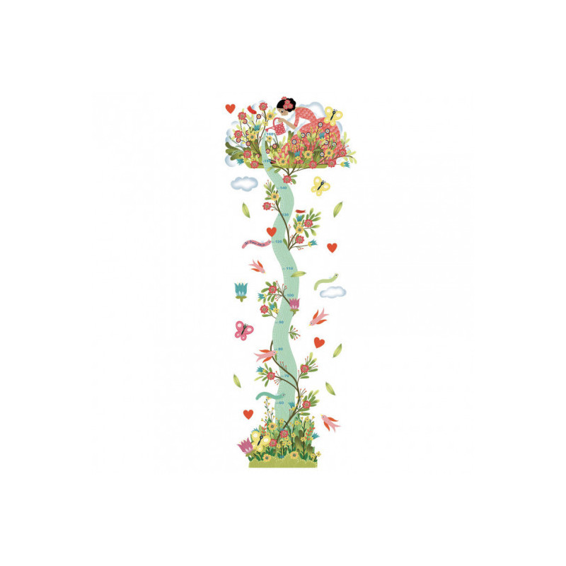 Djeco - Height chart - Young girl in the garden