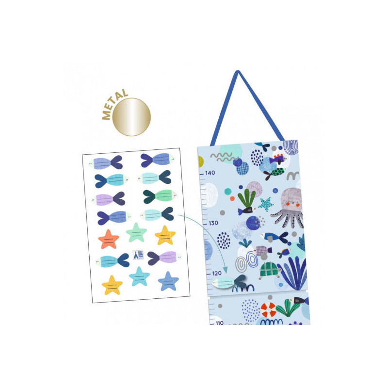 Djeco - Height chart - Aquatic life