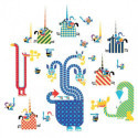 Djeco - Wallstickers, Dragons