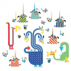 Djeco - Wallstickers, Dragons