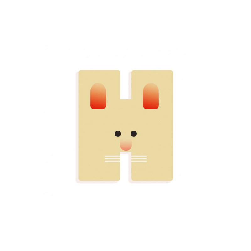 Djeco - Graphic Letters - H