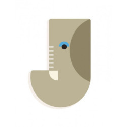 Djeco - Graphic Letters - J