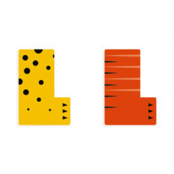 Djeco - Graphic Letters - L