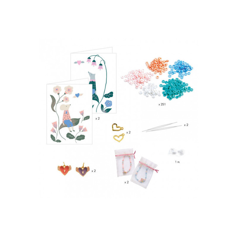 Djeco - You & Me - Heart Heishi