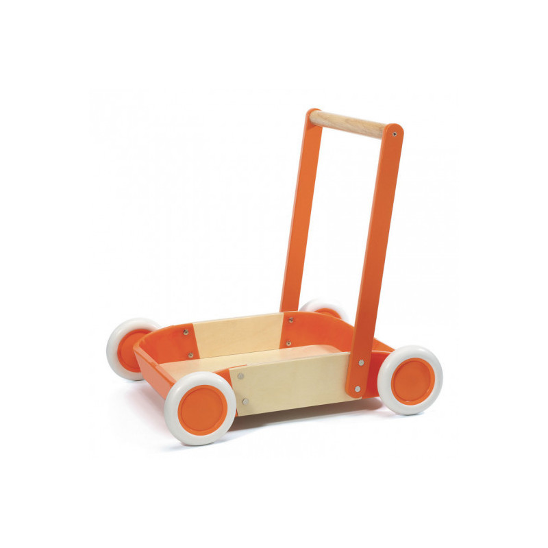 Djeco - Baby walker, orange Trott'it!