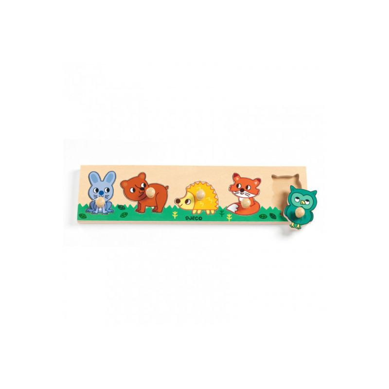 Djeco - Forest'n'co Puzzle, 5 pcs