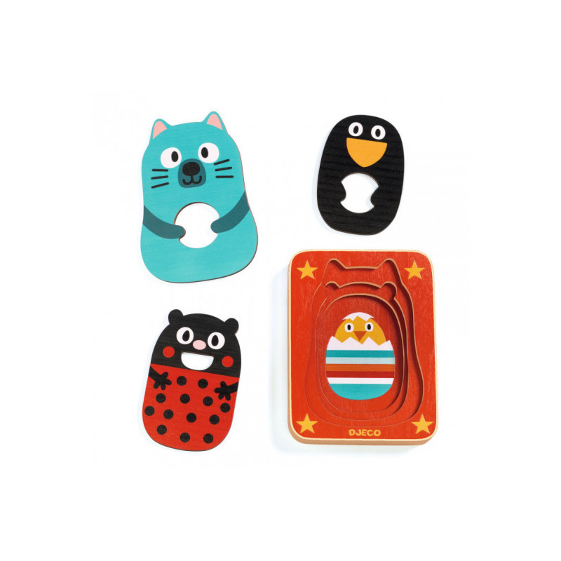 Djeco - Max & Co, 3 pcs