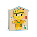 Djeco - Wooden puzzle, Dressup-Mix, 18 pcs
