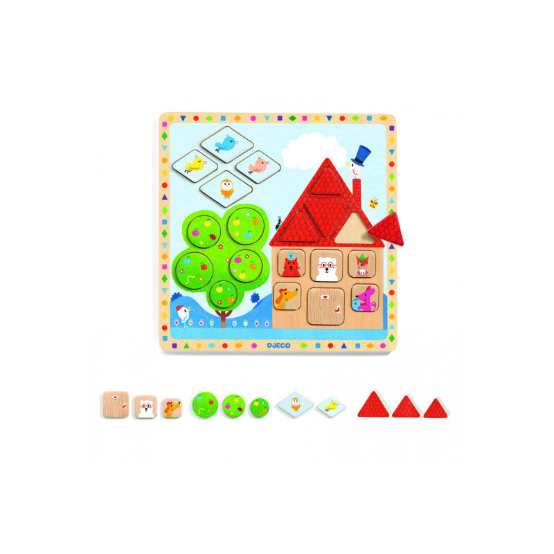 Djeco - Ludigeo, 19 pcs