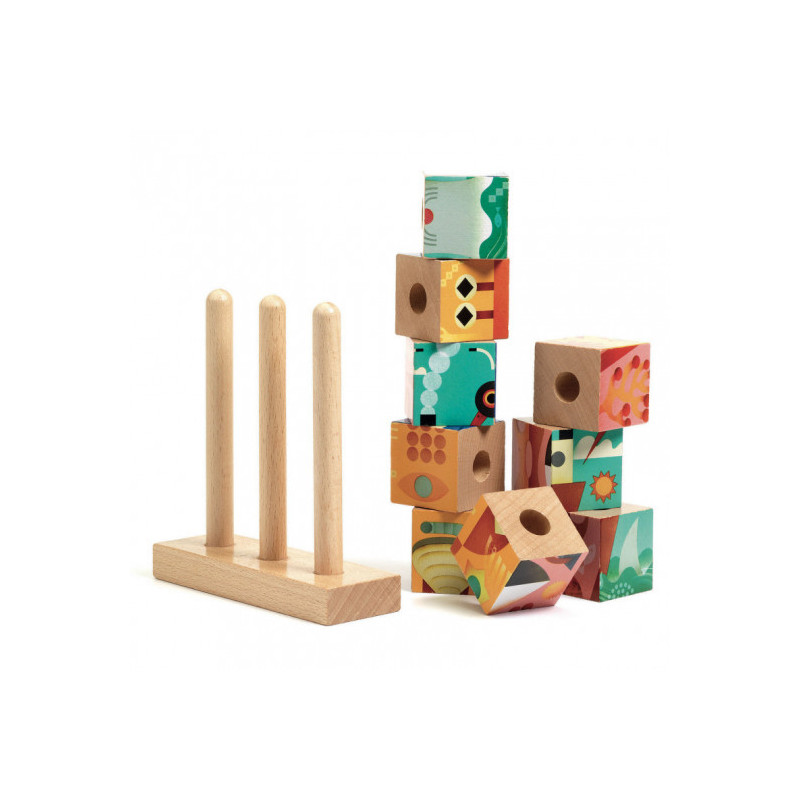 Djeco - Puzz-Up Sea, 9 kuber (36 sidor)