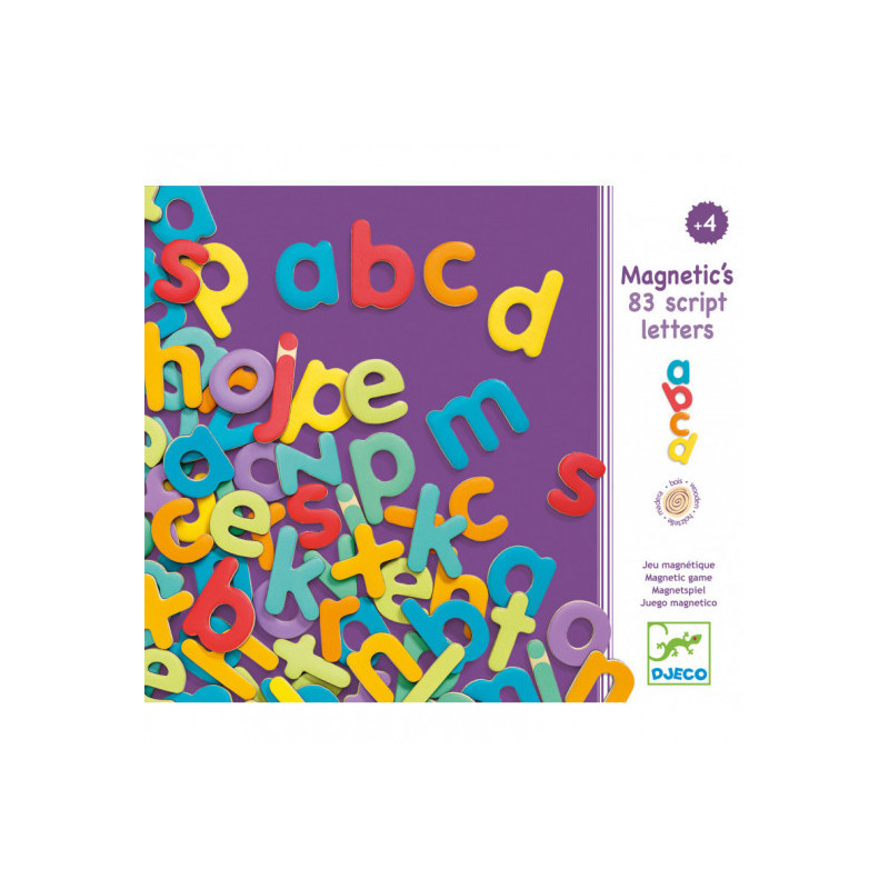 Djeco - 83 script letters