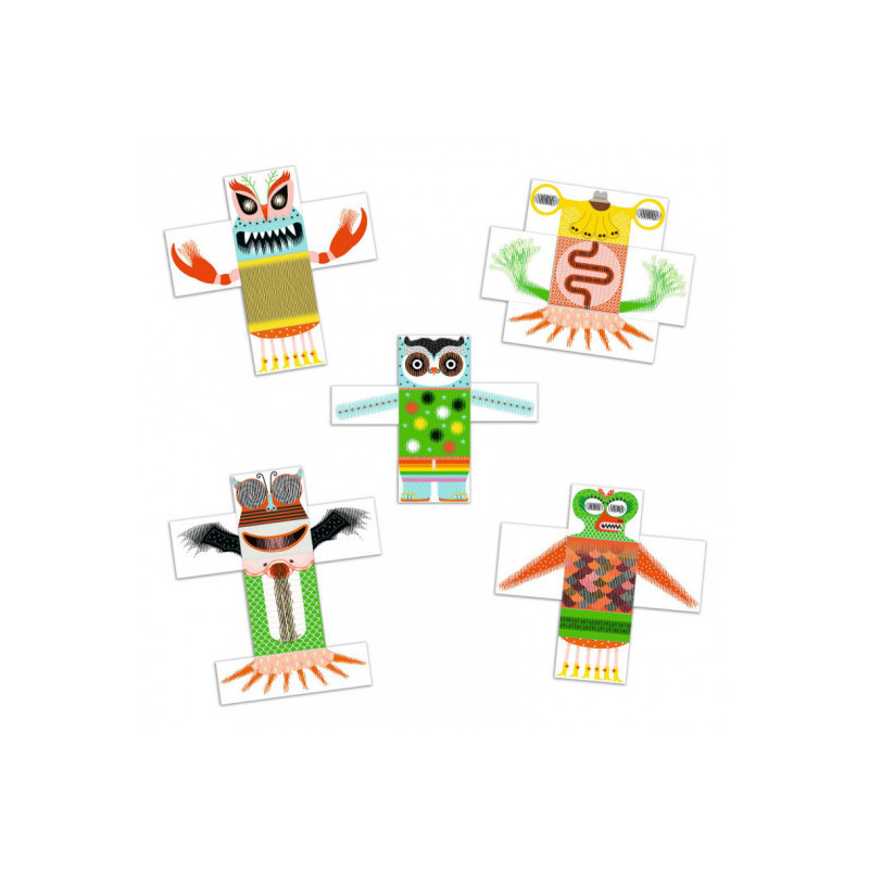 Djeco - Kinoptik, RigoloMonster 27 pcs