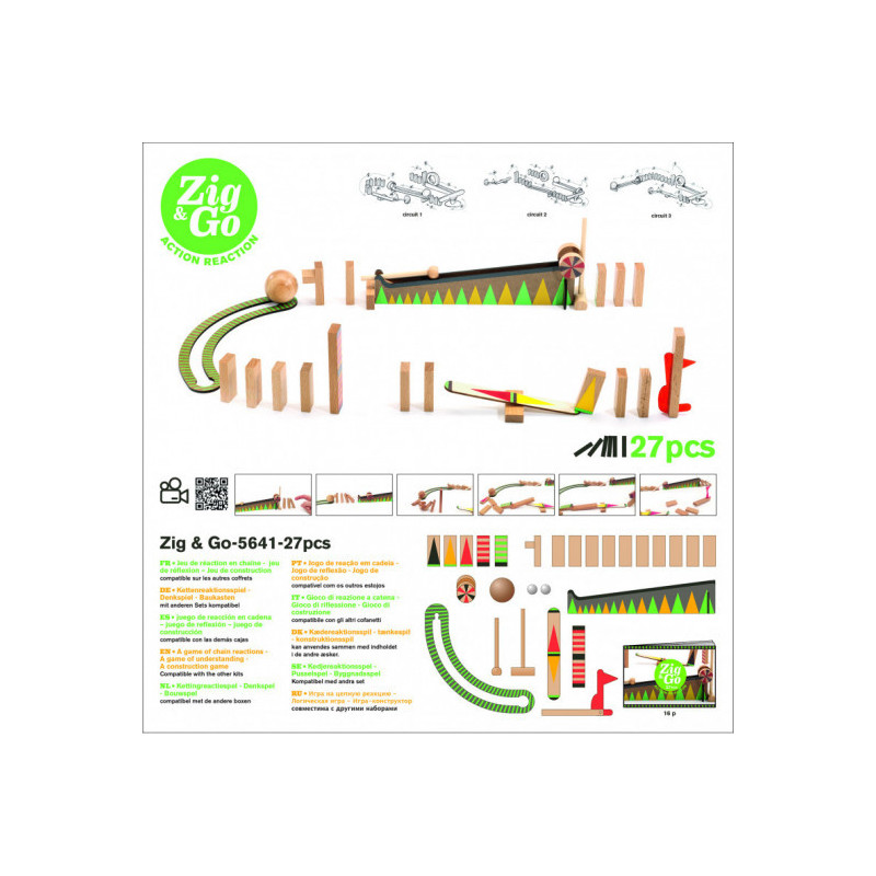 Djeco - Zig & Go - 27 pcs
