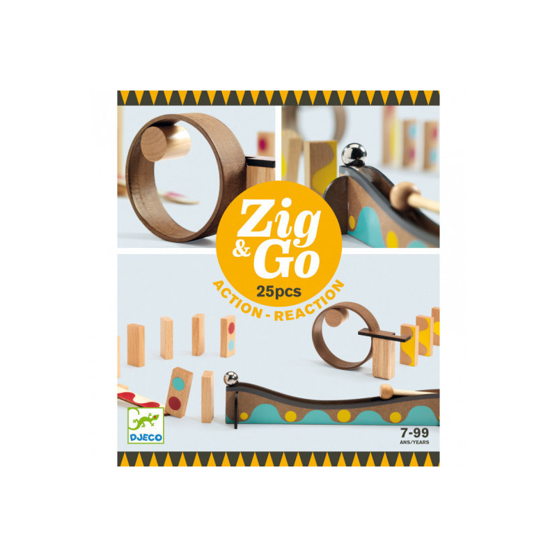 Djeco - Zig & Go - 25 pcs