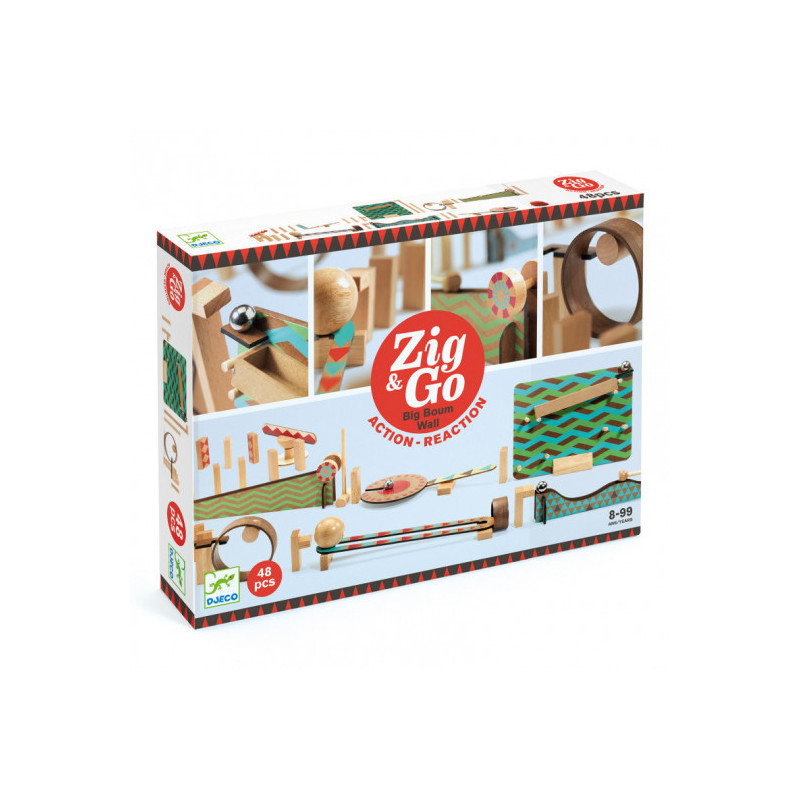 Djeco - Zig & Go - 48 pcs - Big Boum Wall