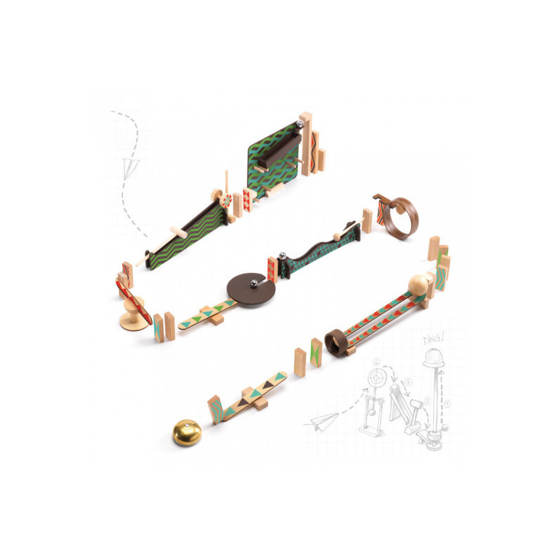 Djeco - Zig & Go - 48 pcs - Big Boum Wall