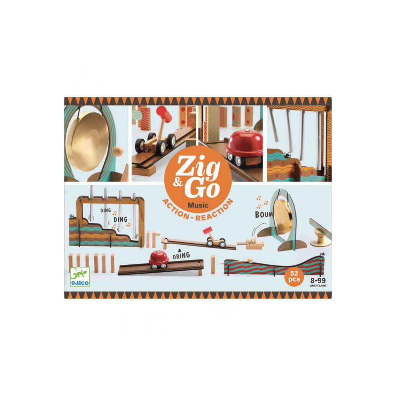 Djeco - Zig & Go - Music - 52 pcs