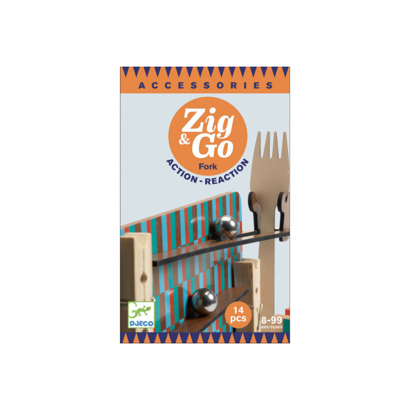 Djeco - Zig & Go - Fork - 14 pcs