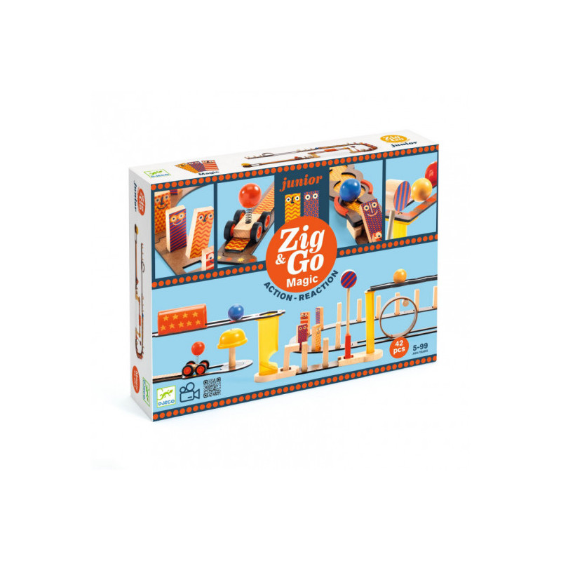 Djeco - Zig & Go Junior - Magic - 43pcs
