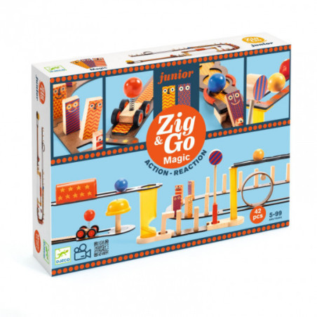 Djeco - Zig & Go Junior - Magic - 43pcs