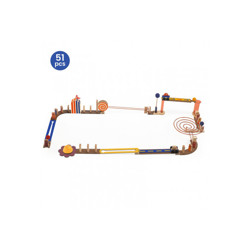 Djeco - Zig & Go Junior - Racer - 51pcs