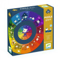 Djeco - Giant Puzzle Colors, 37 pcs