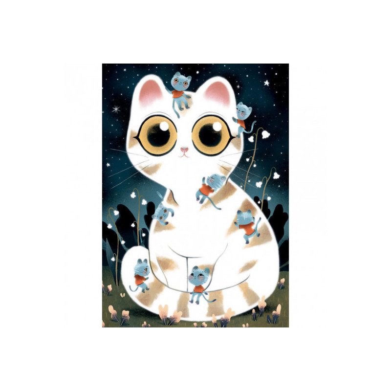 Djeco - Cuddly cats - 50 pcs