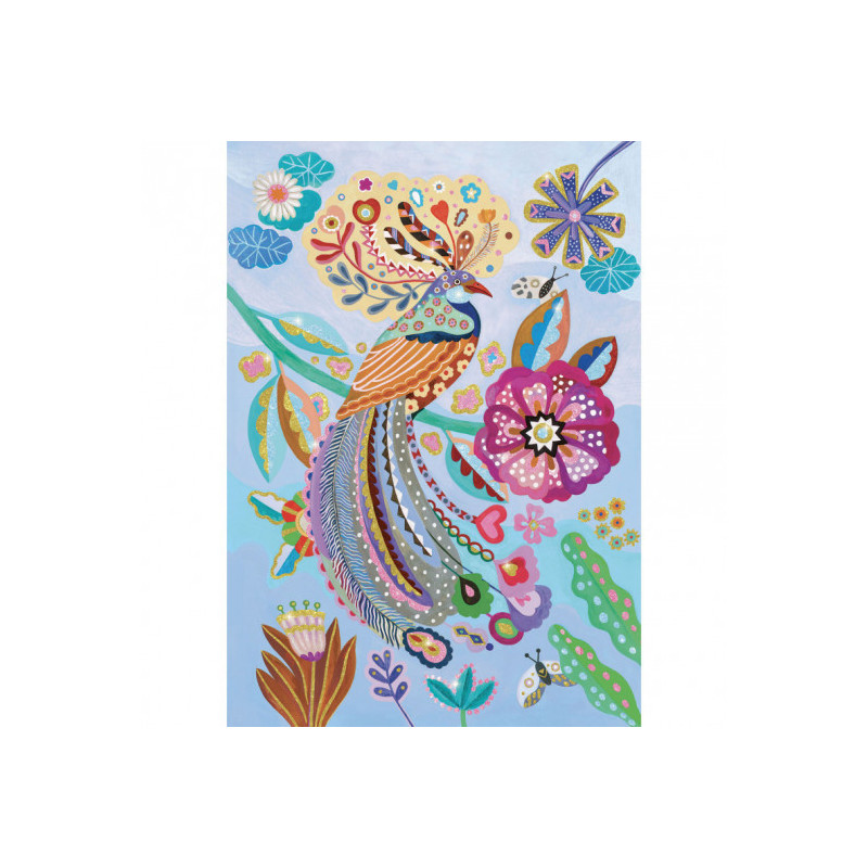 Djeco - Sparkling bird - 50 pcs
