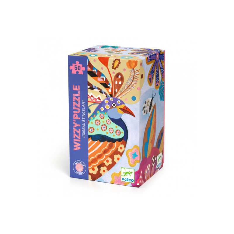 Djeco - Sparkling bird - 50 pcs