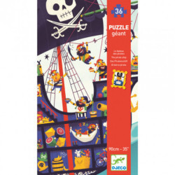 Djeco - The pirate ship - 36 pcs