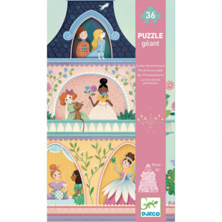Djeco - The princess tower, 36 pcs