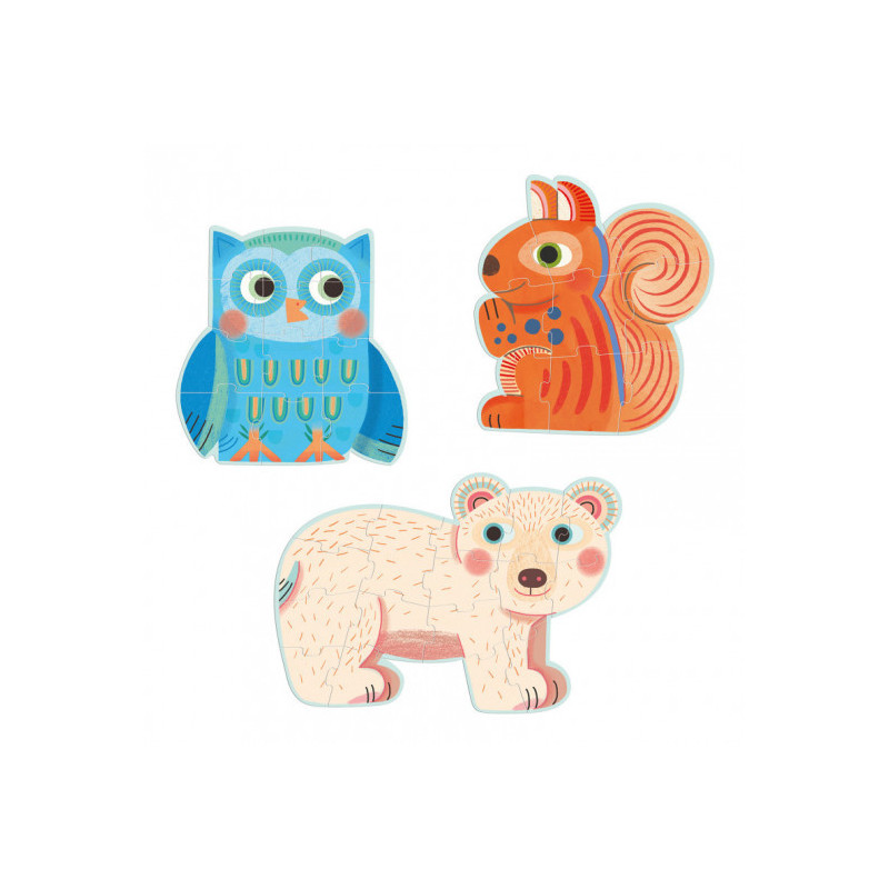 Djeco - In the Forest - 9, 12, 16 pcs
