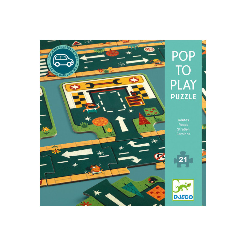 Djeco - Road, 21 pcs