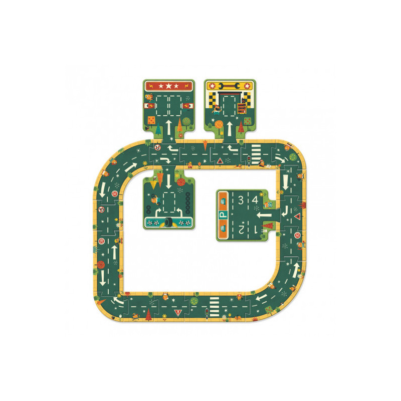 Djeco - Road, 21 pcs