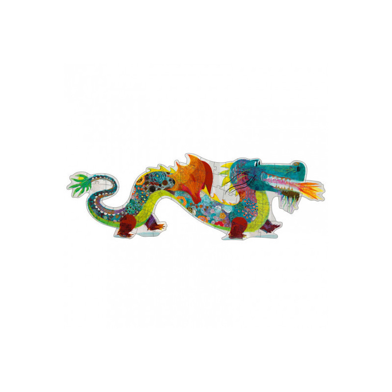 Djeco - Leon the dragon, 58 pcs