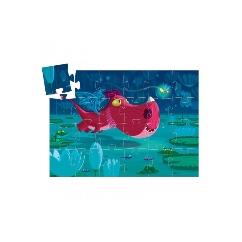 Djeco - Edmond the dragon, 24 pcs