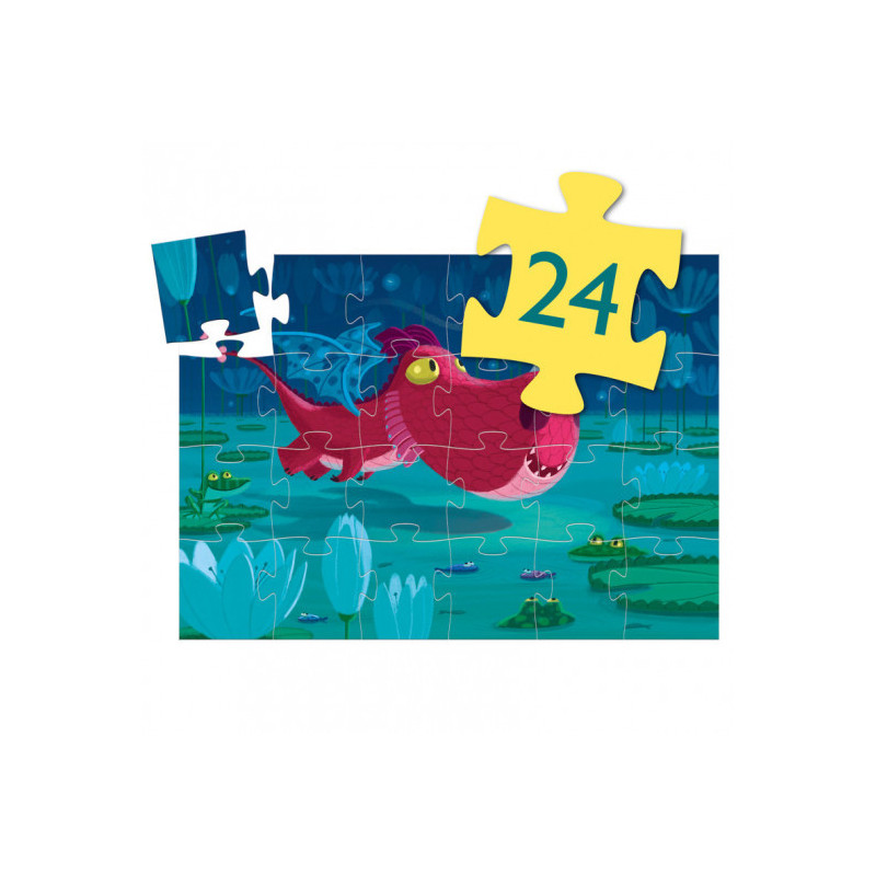 Djeco - Edmond the dragon, 24 pcs