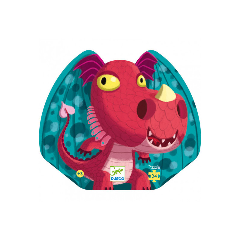 Djeco - Edmond the dragon, 24 pcs