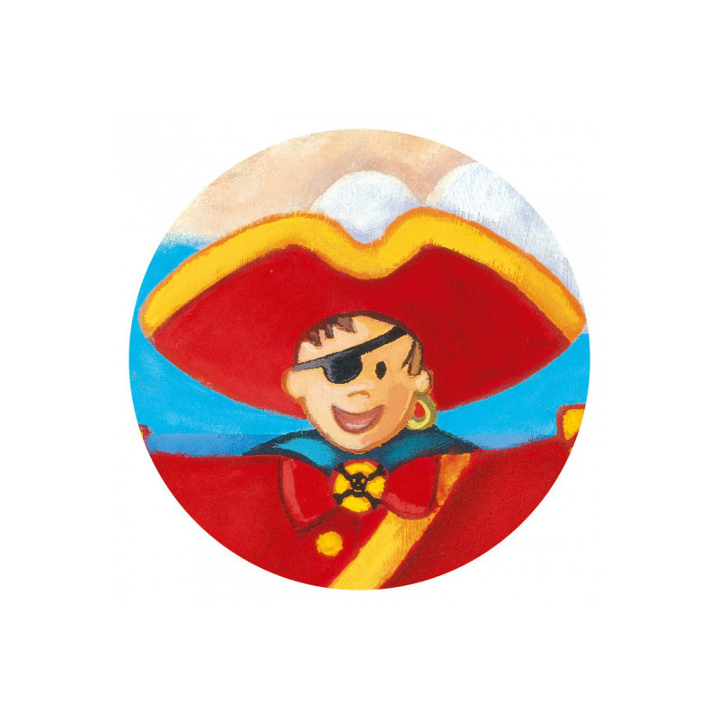 Djeco - Pirate treasure Puzzle,  36 pcs