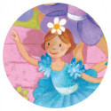 Djeco - Ballerina and flower Puzzle, 36 pcs