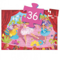 Djeco - Ballerina and flower Puzzle, 36 pcs