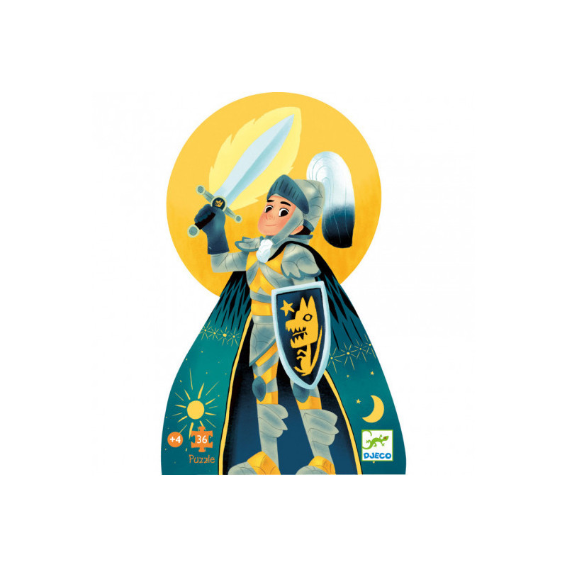 Djeco - Full Moon Knight, 36 pcs