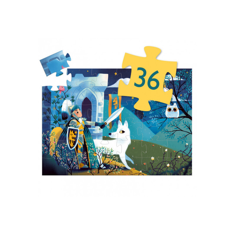 Djeco - Full Moon Knight, 36 pcs