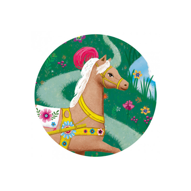 Djeco - Siluettepussel, Eloises carrige, 54 pcs