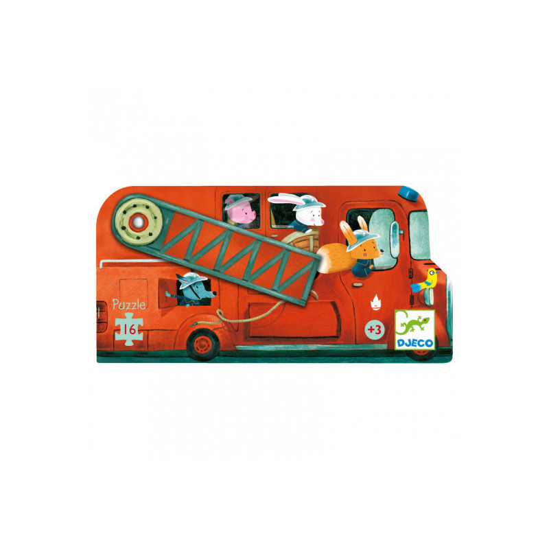 Djeco - Pussel, Brandbil