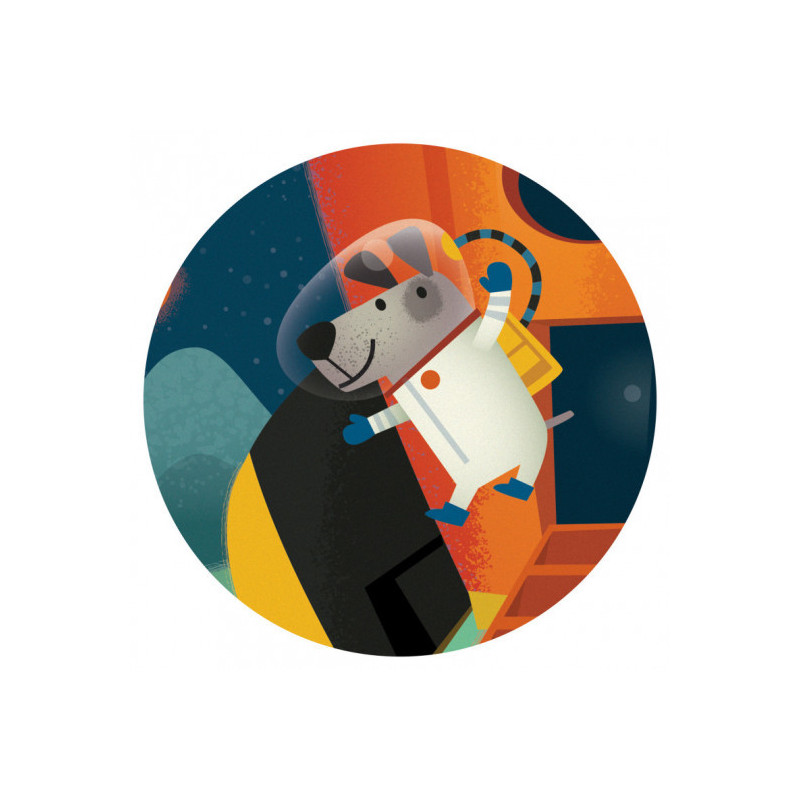 Djeco - Spaceship, 16 pcs