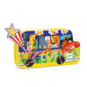 Djeco - The rainbow bus, 16 pcs