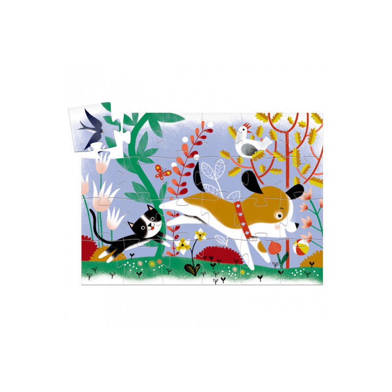 Djeco - Firmin, little Puppy, 24 pcs