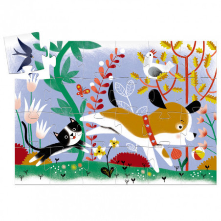 Djeco - Firmin, little Puppy, 24 pcs